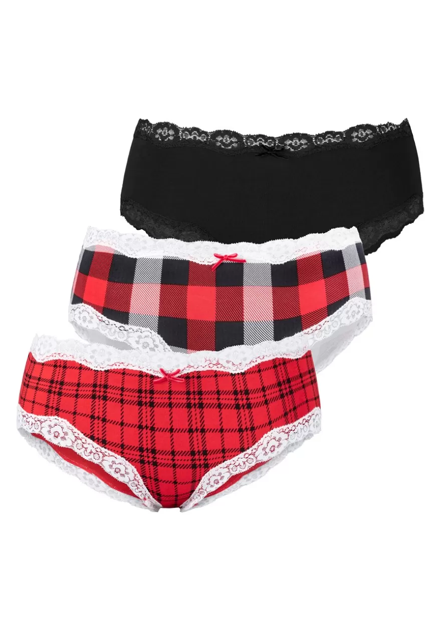 Shop 3 Pk Holiday Print Hipsters Panty Packs