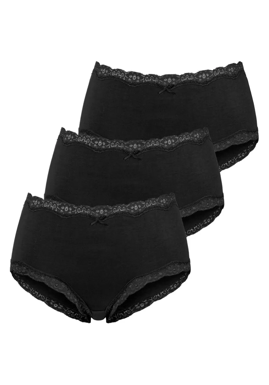 Clearance 3 Pk Lace Trim Hipster Panties Panty Packs