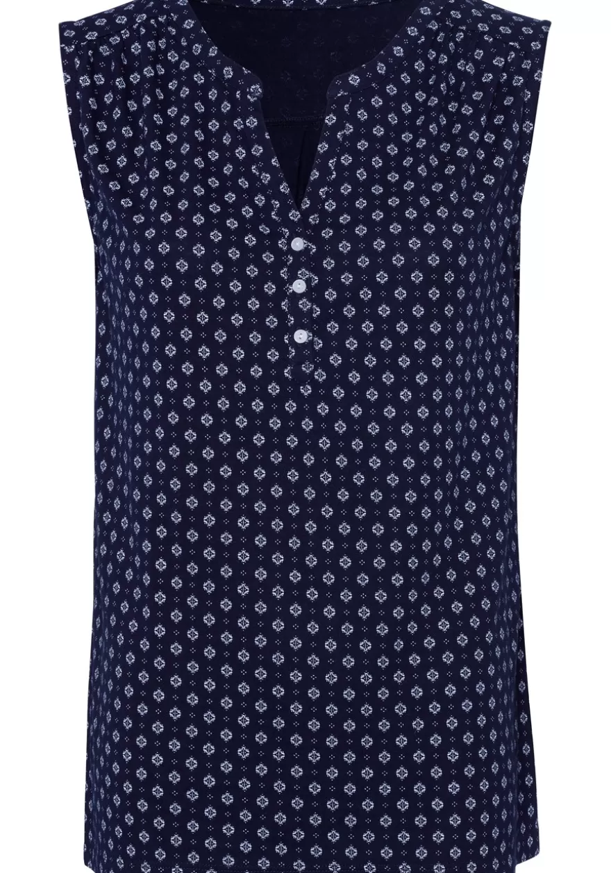 Outlet All Over Print Tank Top Sleeveless Tops