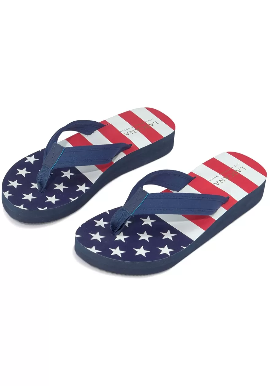 Sale American Flag Flip Flops Sandals