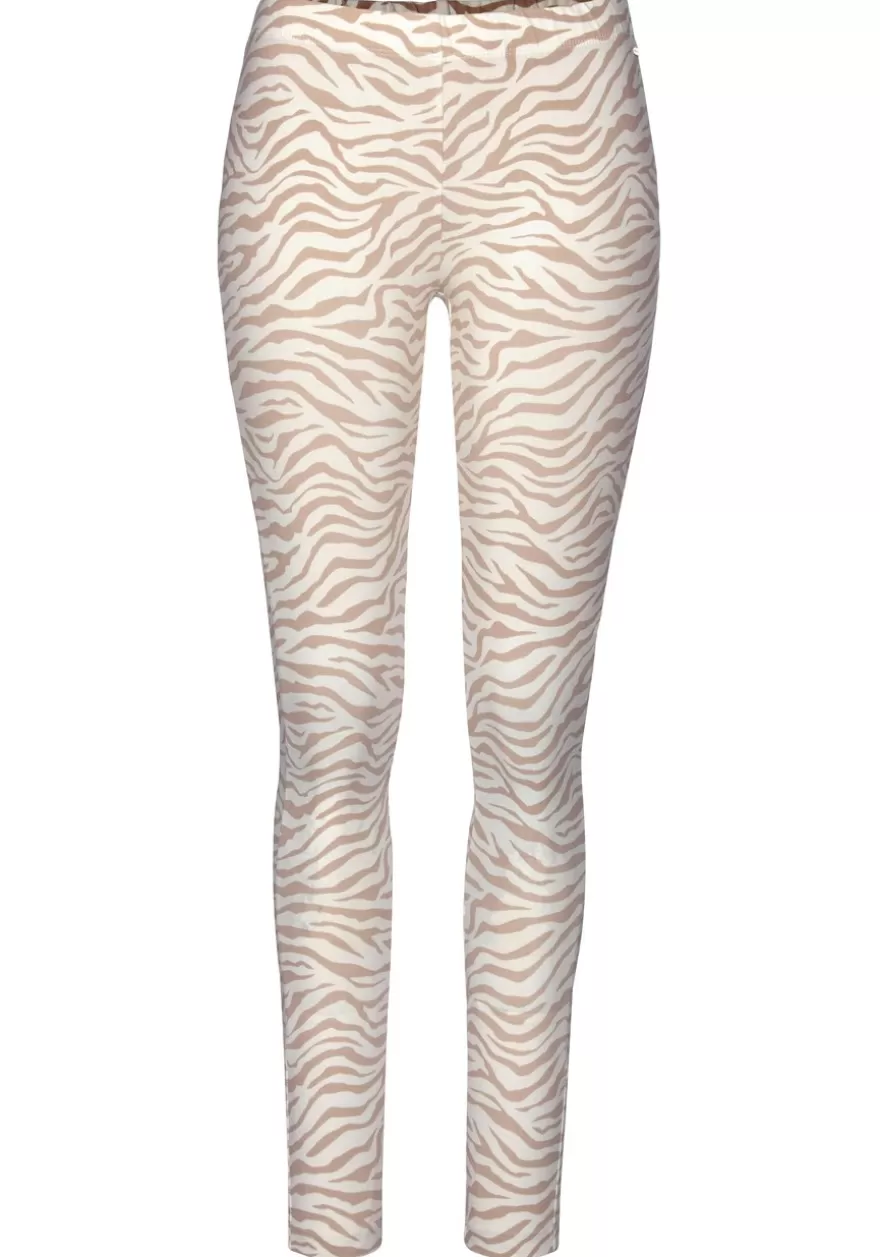 Cheap Animal Print Lounge Leggings Pants