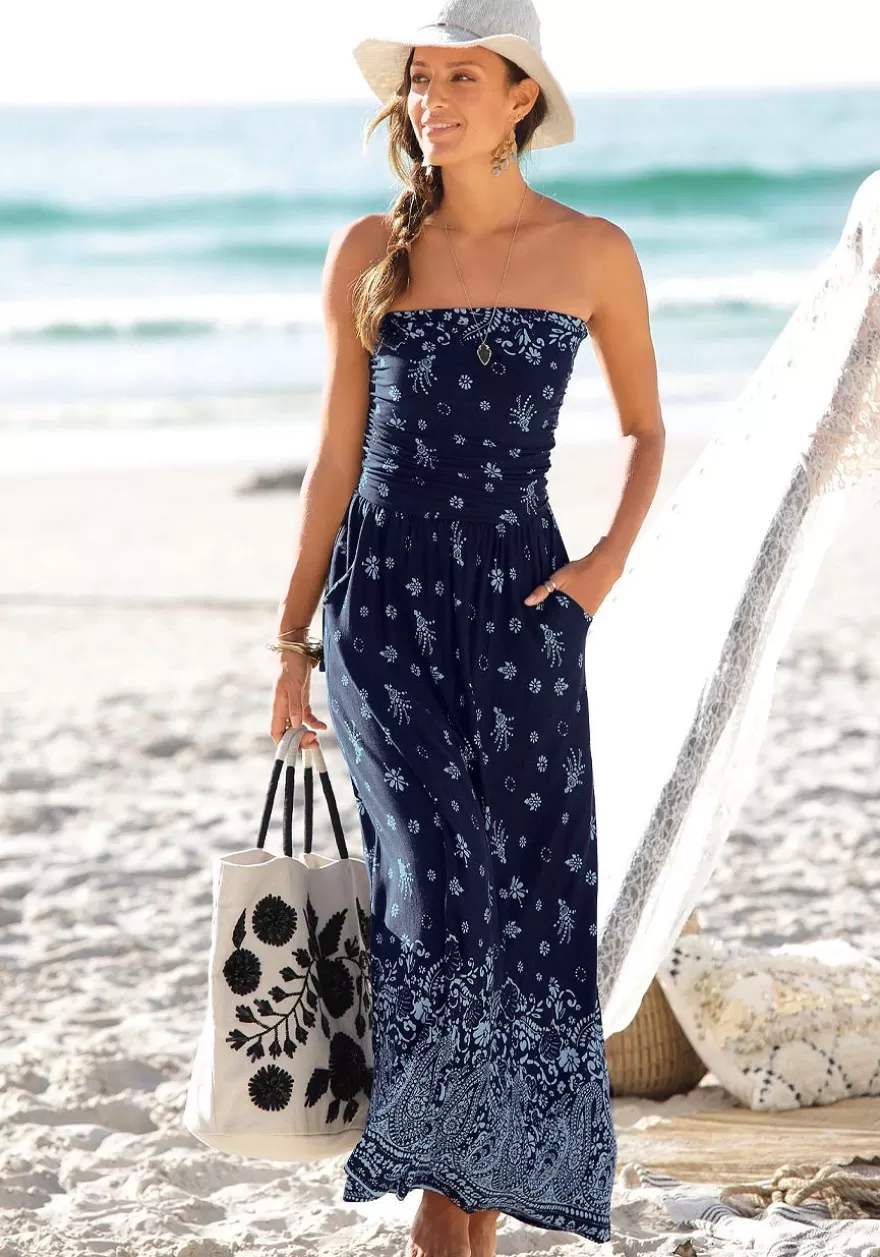 Outlet Bandeau Maxi Dress Cover-Ups