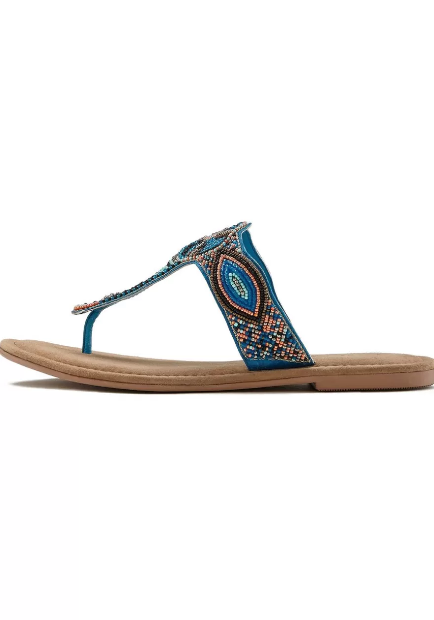 Discount Beaded Detail Sandals Sandals