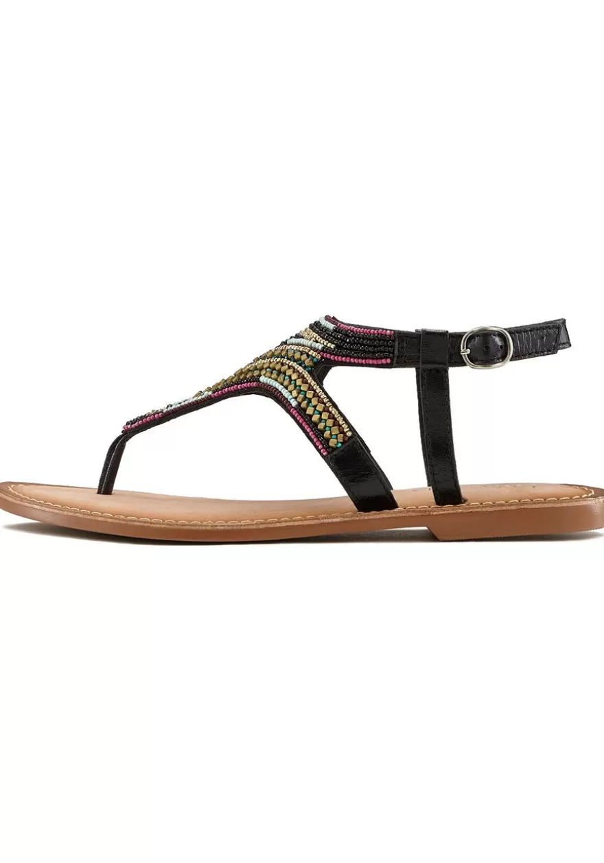 Clearance Beaded Leather Sandals Sandals