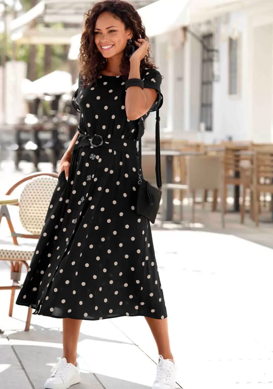 Best Belted Polka Dot Dress Fall Dresses