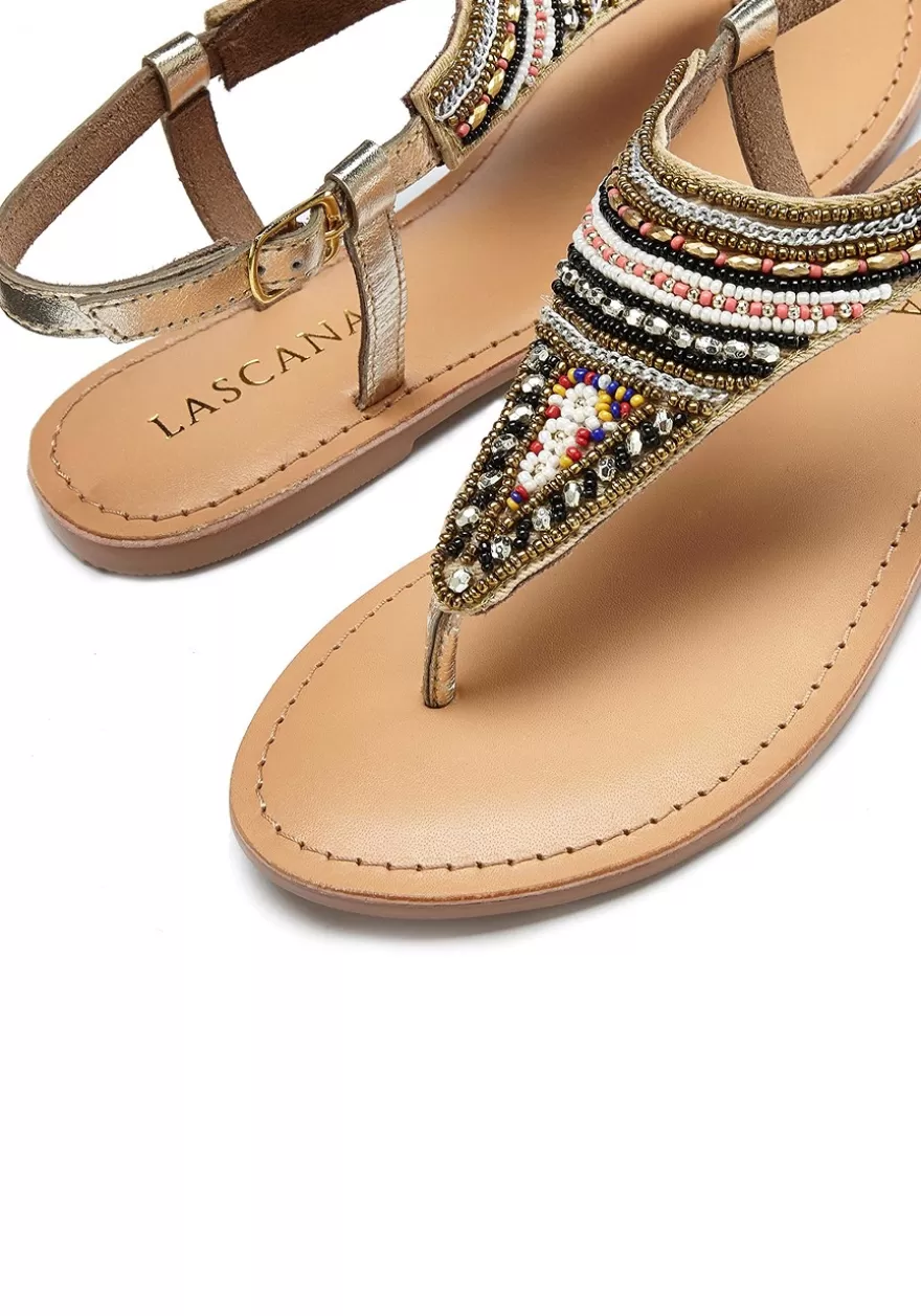 Online Boho Beaded Sandals Sandals