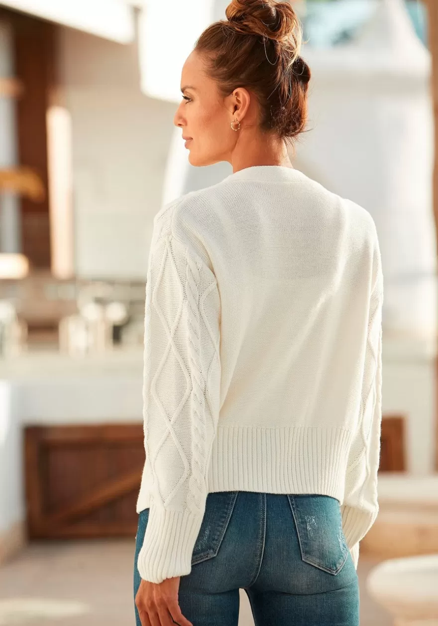 Cheap Cable Knit Cardigan Cardigans