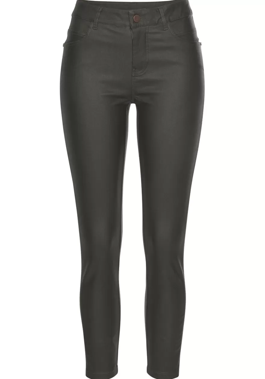 Hot Coated Skinny Jeggings Pants