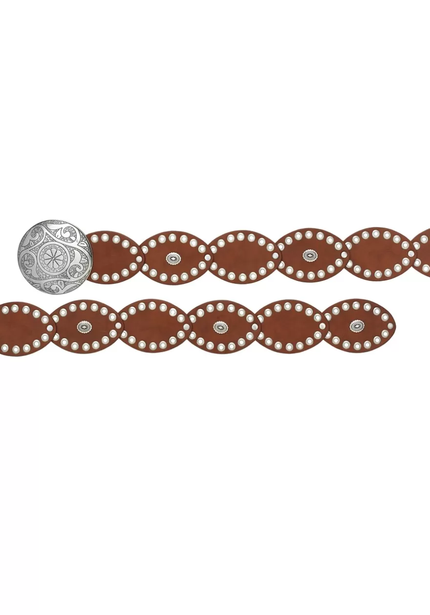 Flash Sale Embellished Round Buckle Belt Belts