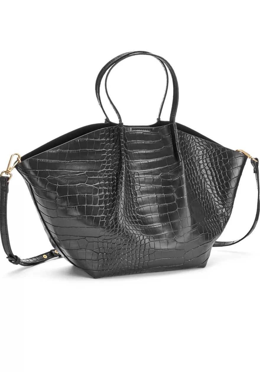 Discount Faux Croc Leather Bag Bags