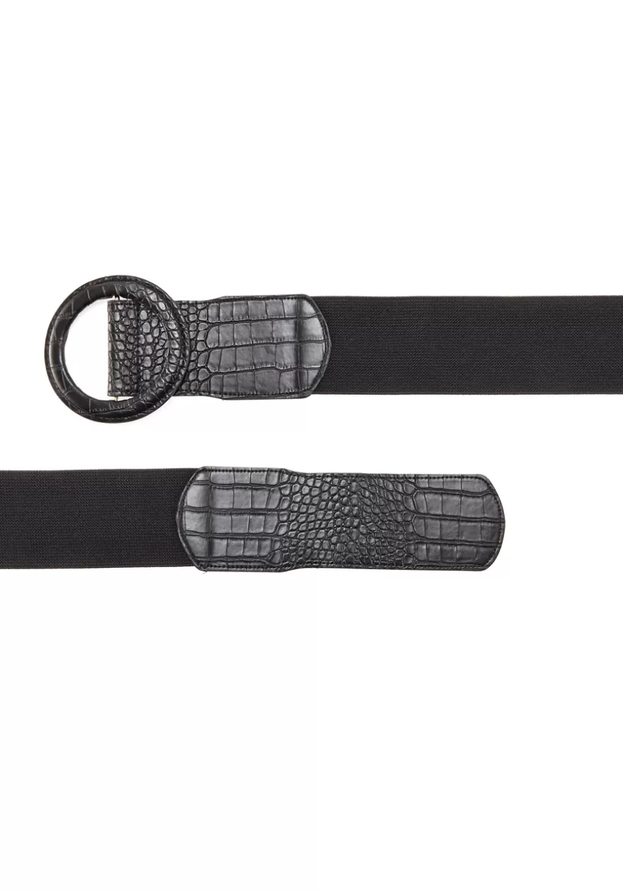 Sale Faux Leather Accent Belt Belts