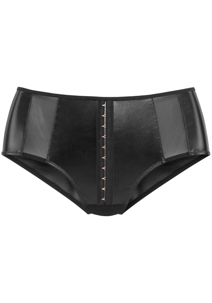 Cheap Faux Leather Bikini Brief Bikini Briefs