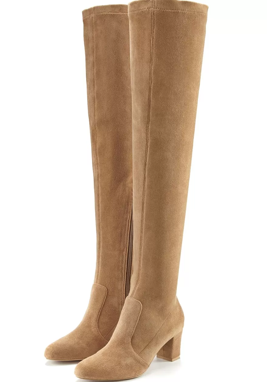 Best Faux Suede Thigh High Boots Boots & Booties