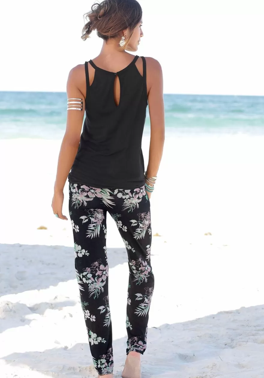 Hot Floral Print Casual Pants Pants