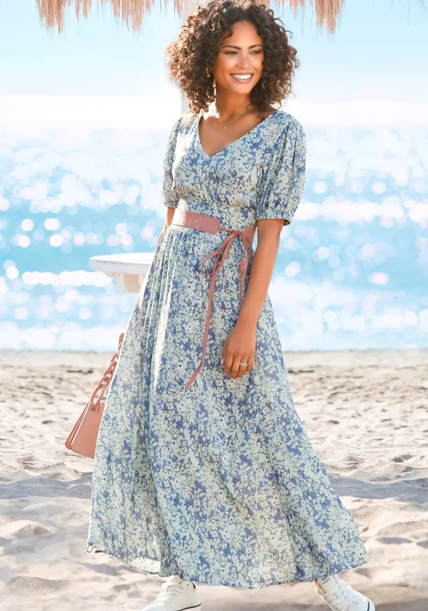 Best Floral Puff Sleeve Maxi Dress Maxi Dresses