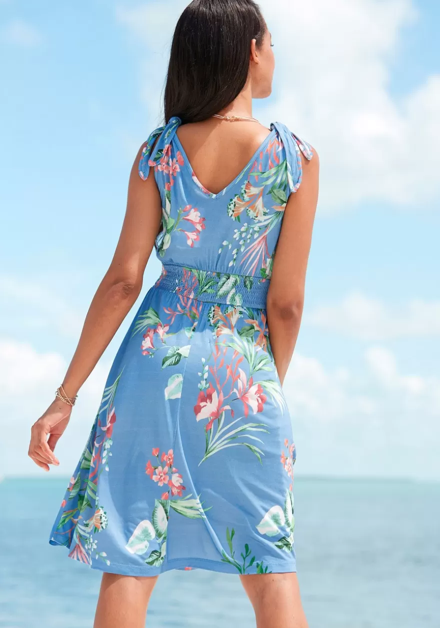 Best Sale Floral Tie Strap Dress Sundresses