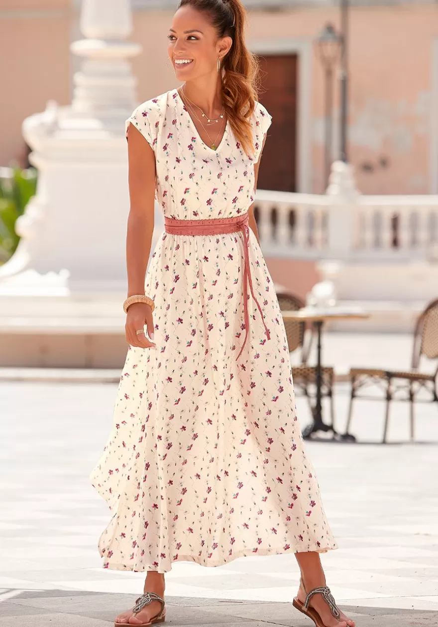 Flash Sale Floral V-Neck Maxi Dress Maxi Dresses