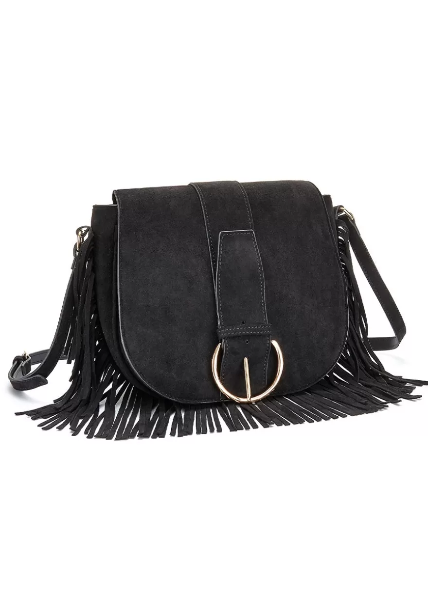 Outlet Fringe Detail Purse Bags