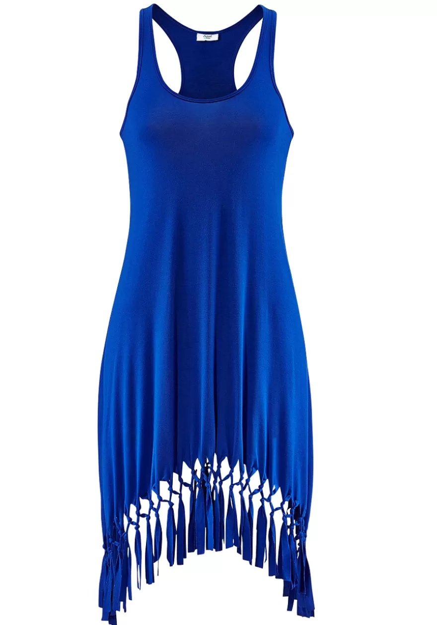 Sale Fringe Hem Beach Dress Cover-Ups