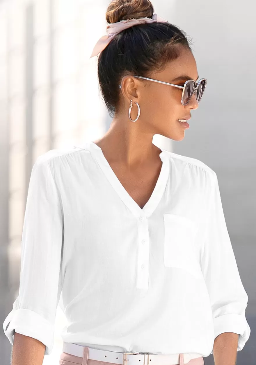 Shop Front Pocket Blouse Blouses