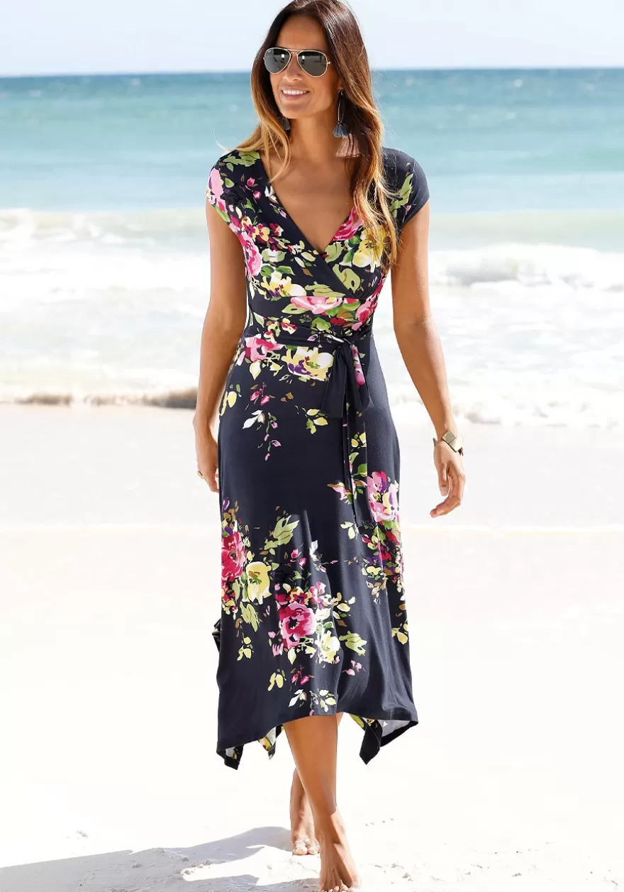 Best Sale Handkerchief Hem Dress Midi Dresses