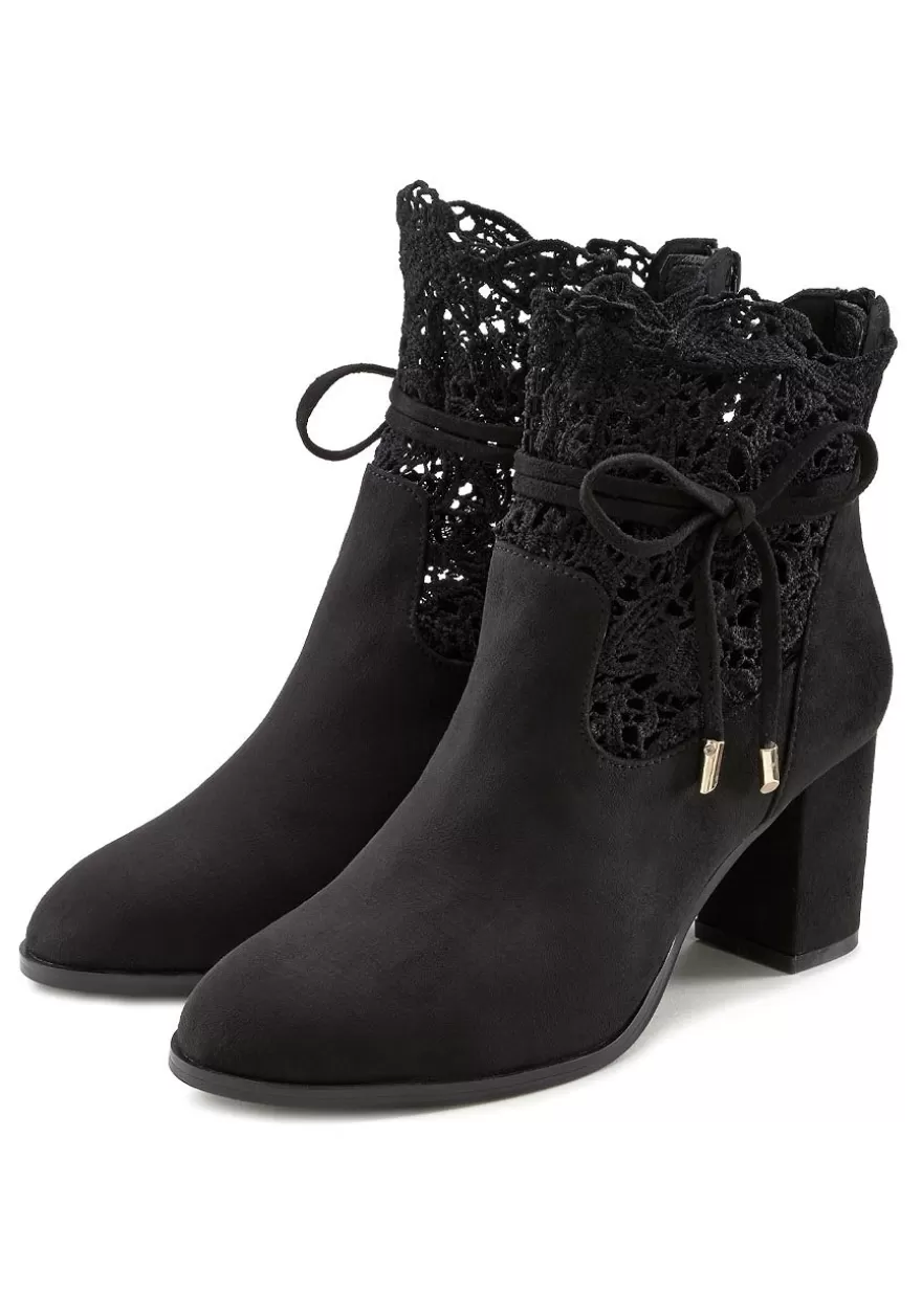 Cheap Lace Insert Booties Boots & Booties