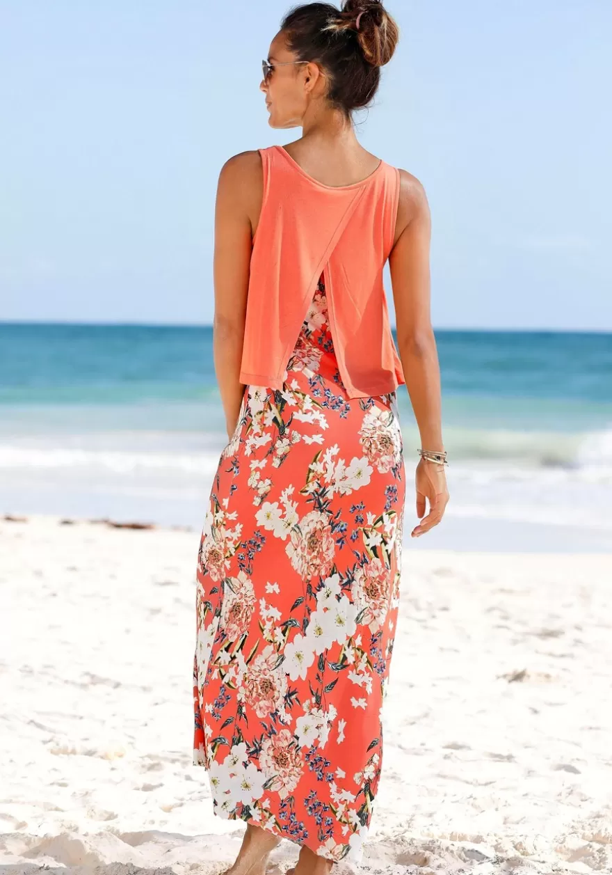 Fashion Layered Look Maxi Dress Sundresses