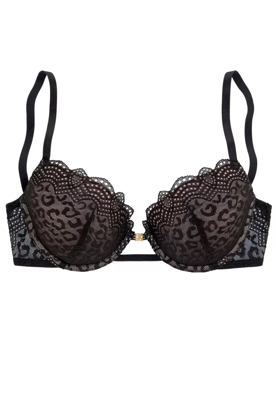 Clearance Leopard Lace Push Up Bra Sexy Tops