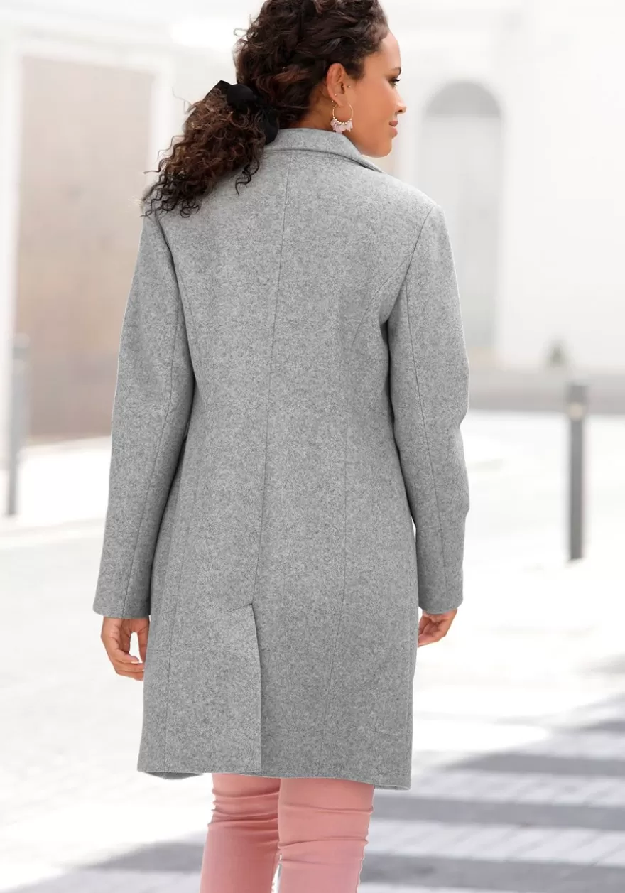 Clearance Long Button Up Coat Coats