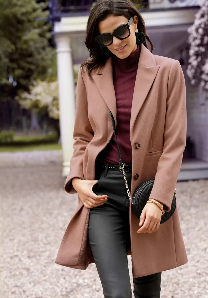 Clearance Long Button Up Coat Coats