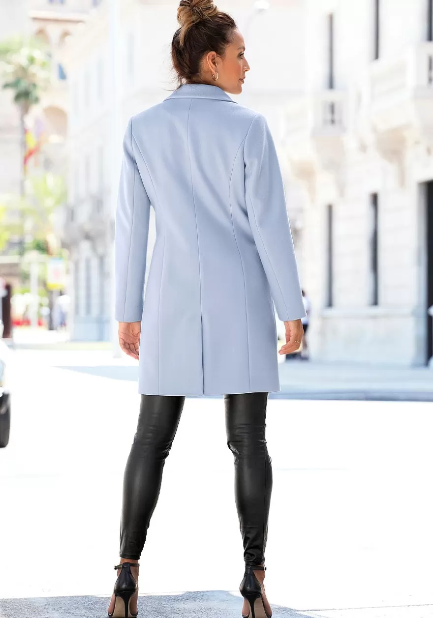 Online Long Button Up Coat Coats