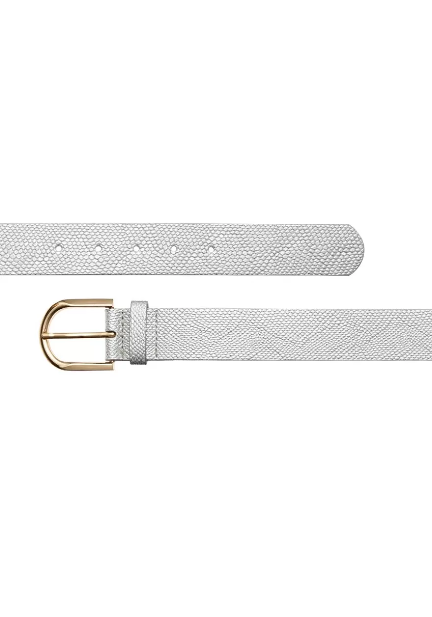 New Metallic Faux Leather Belt Belts