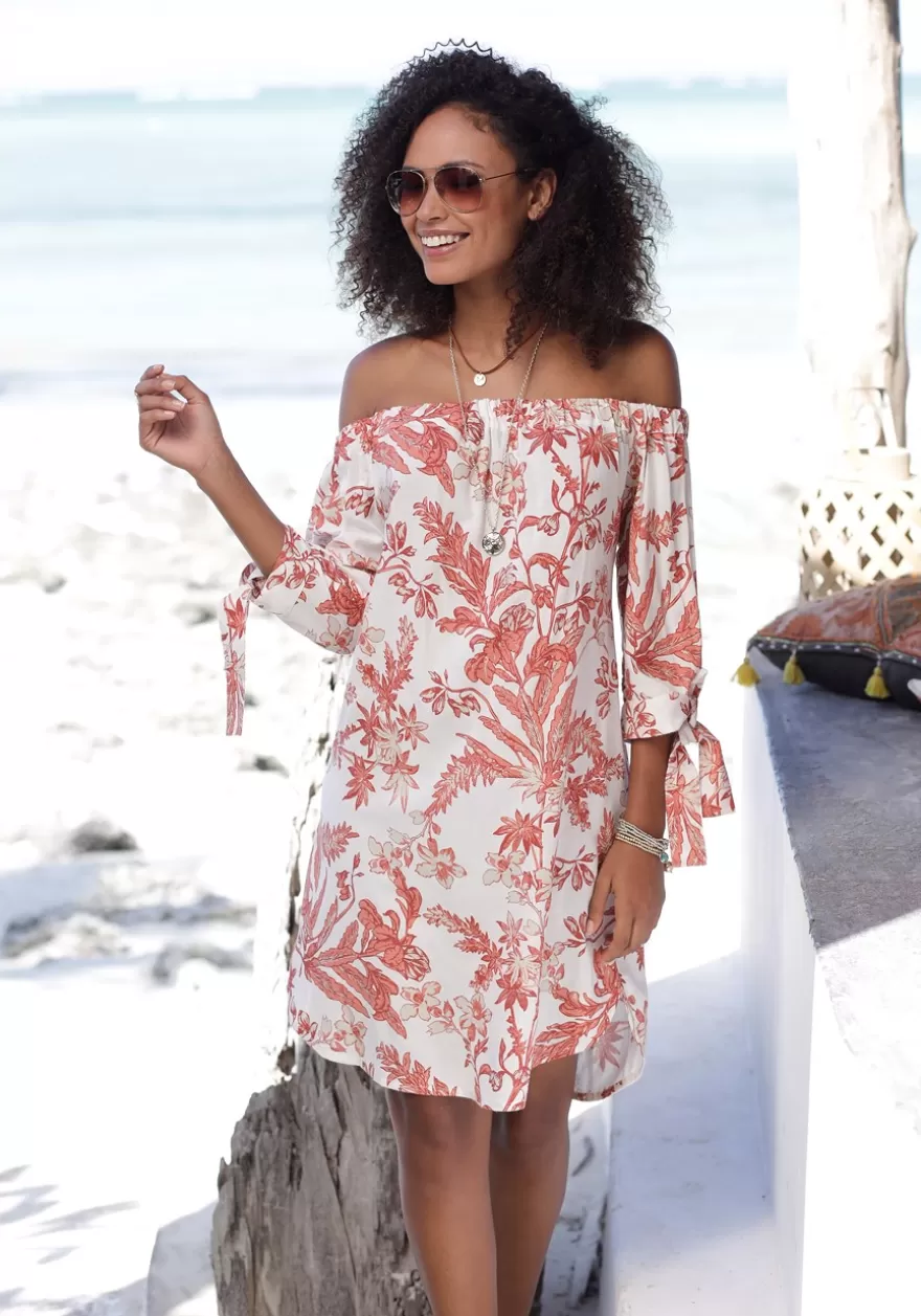 Discount Off Shoulder Floral Dress Sundresses