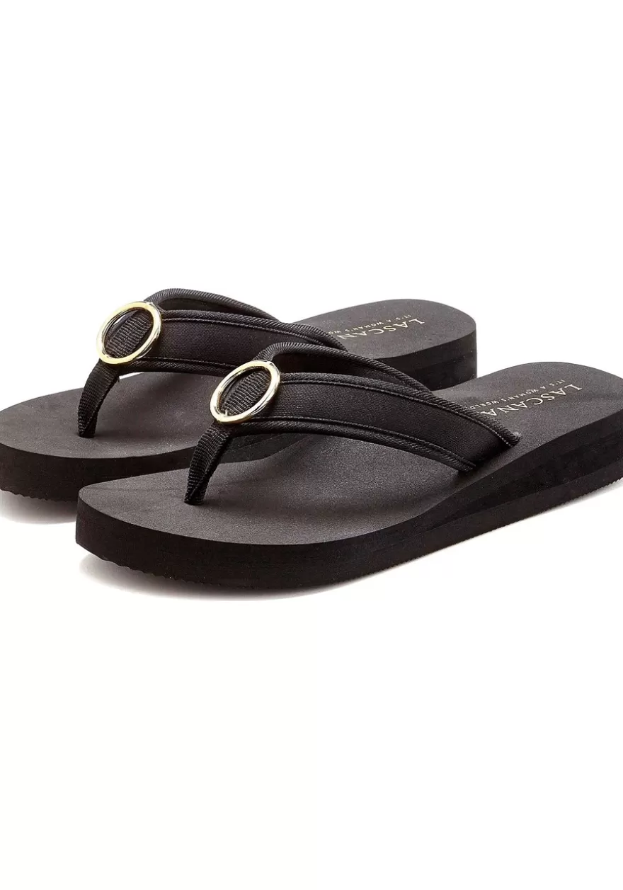 Best Sale O-Ring Wedge Flip Flops Sandals