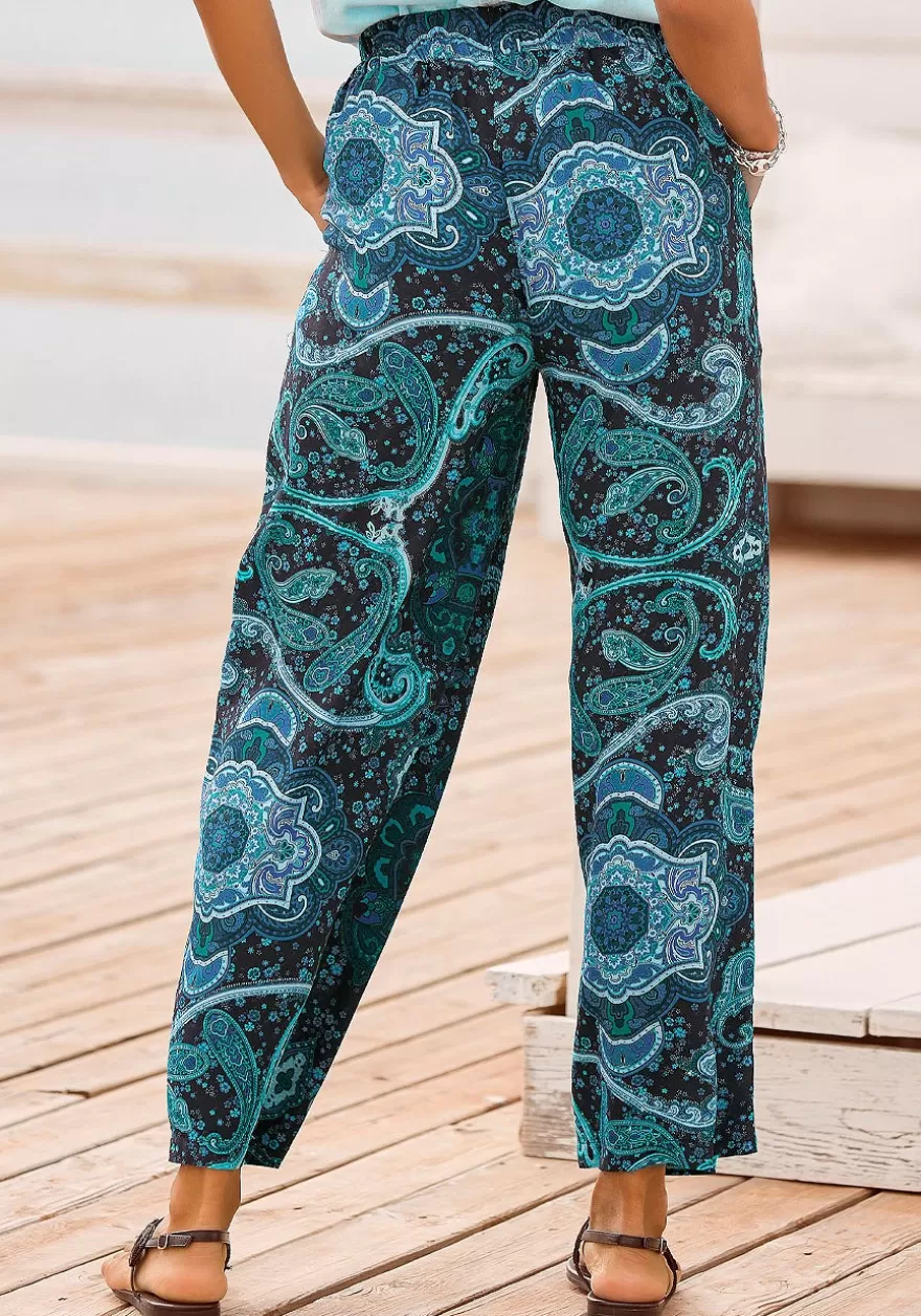 Outlet Patterned Pants Pants