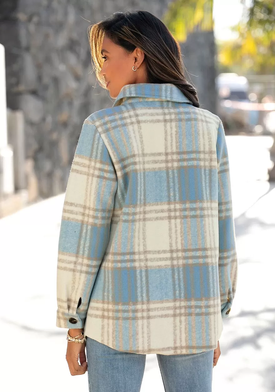 Best Sale Plaid Shirt Jacket Jackets