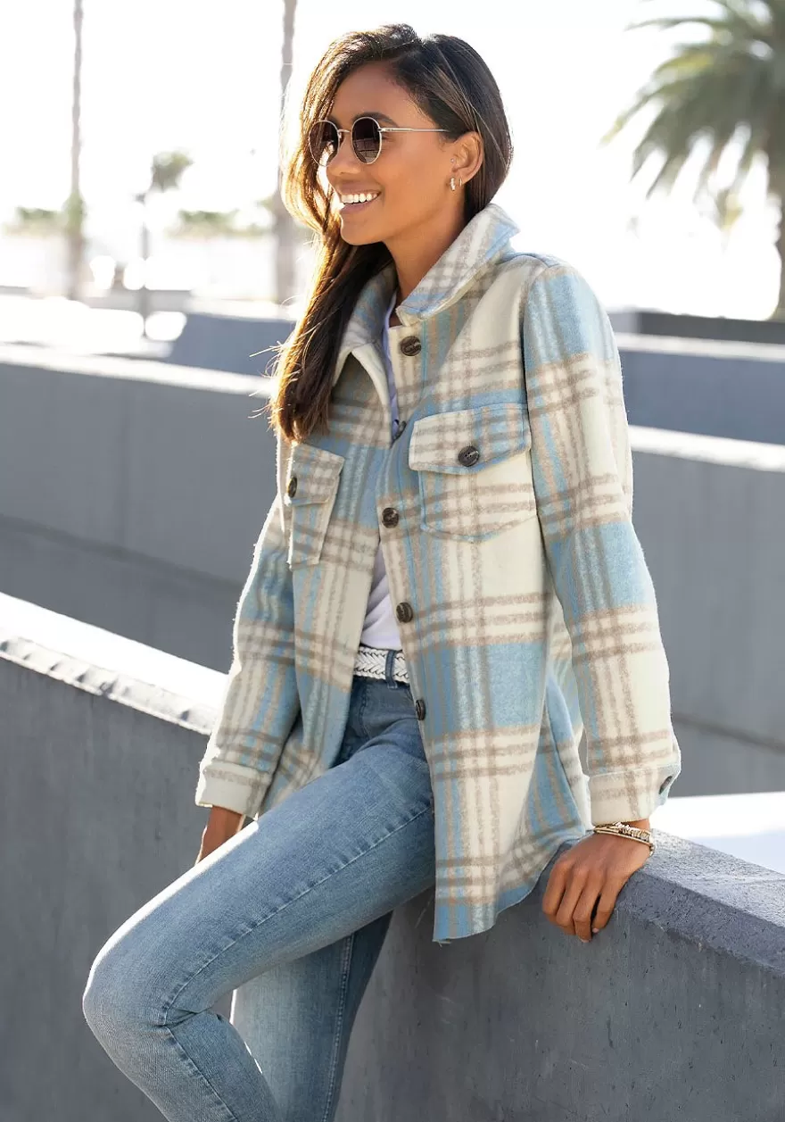 Best Sale Plaid Shirt Jacket Jackets