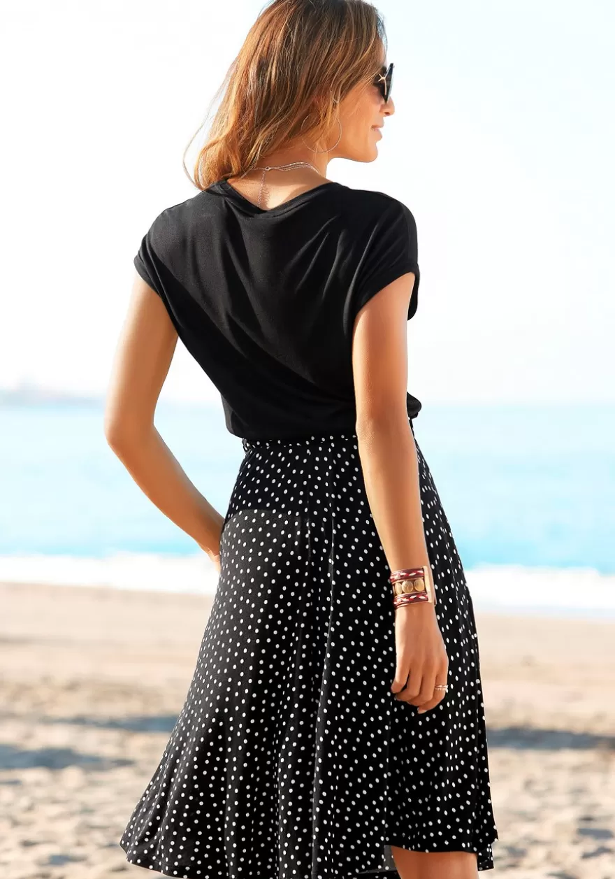 Sale Polka Dot 2-In-1 Dress Fall Dresses