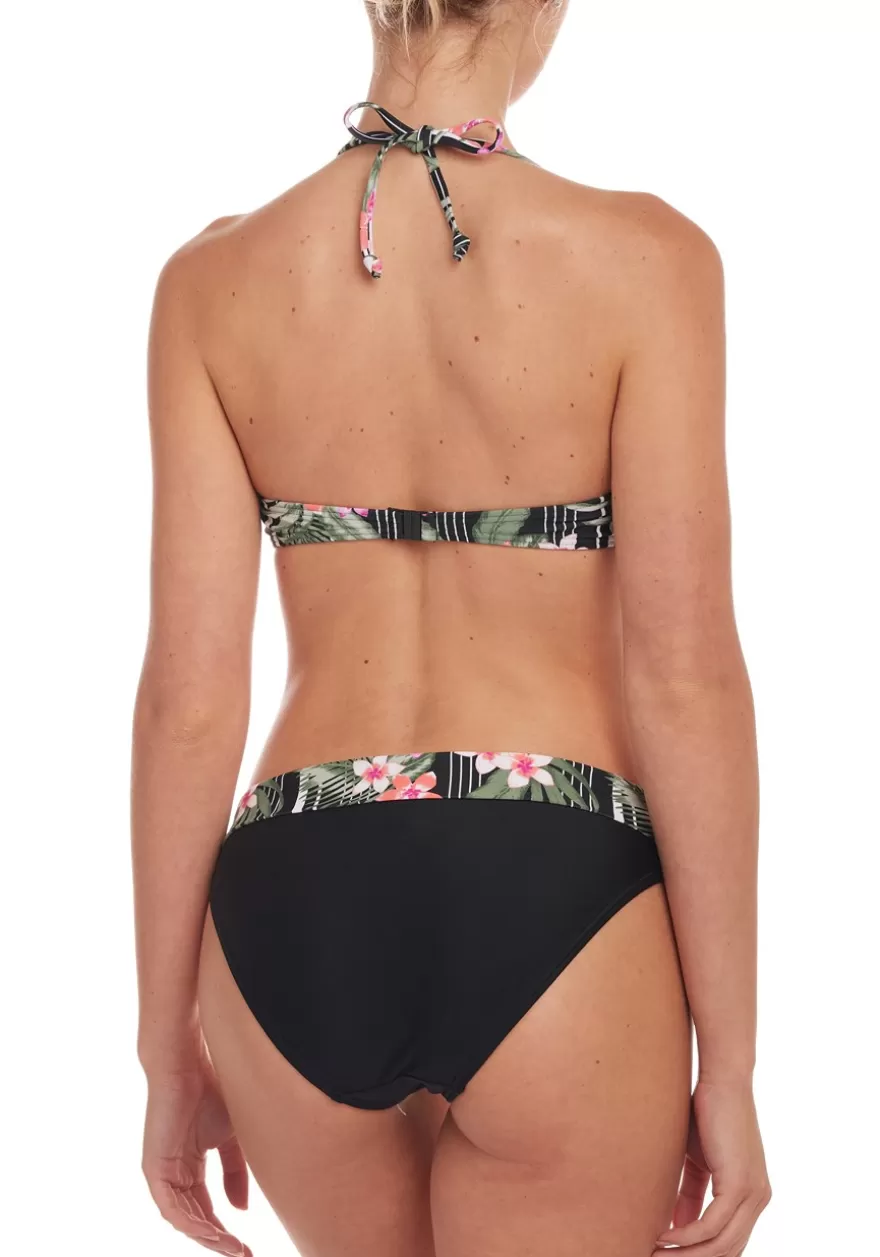 Discount Printed Bandeau Bikini Top Bandeau