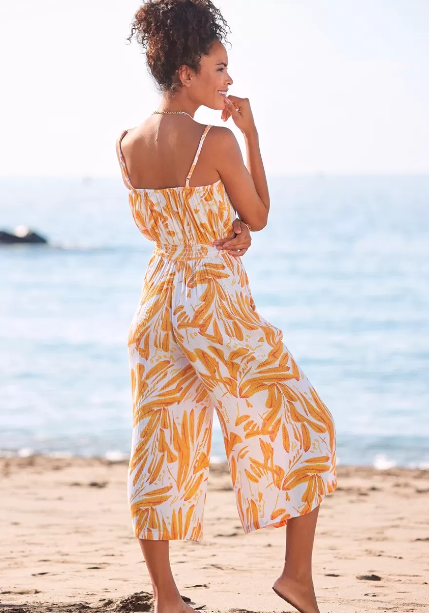 Sale Printed Culotte Jumpsuit Jumpsuits