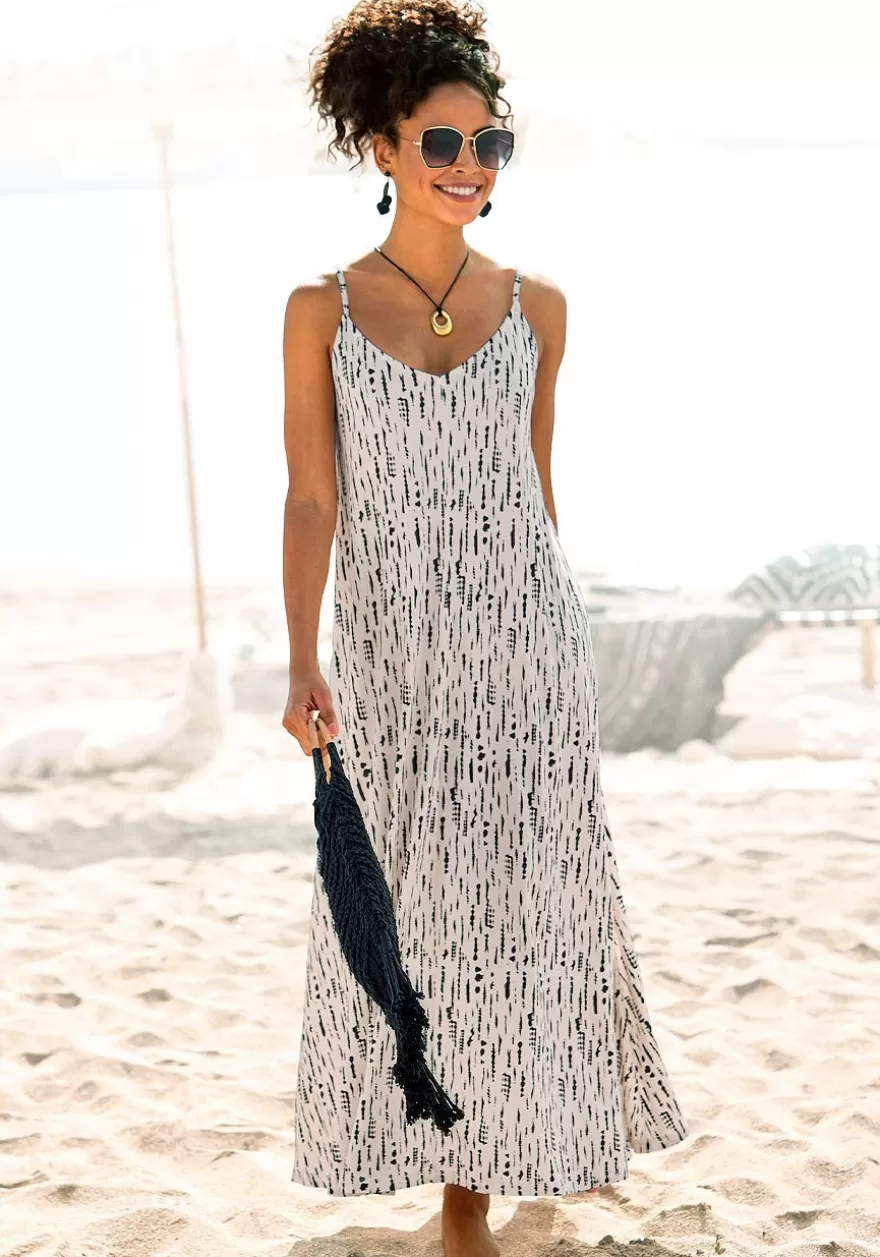 Store Printed Tie Back Maxi Dress Maxi Dresses