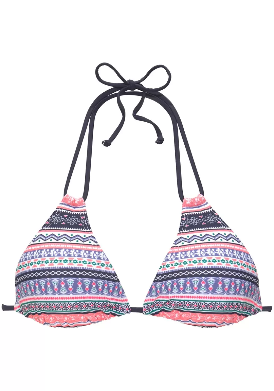 Flash Sale Printed Triangle Bikini Top Triangle