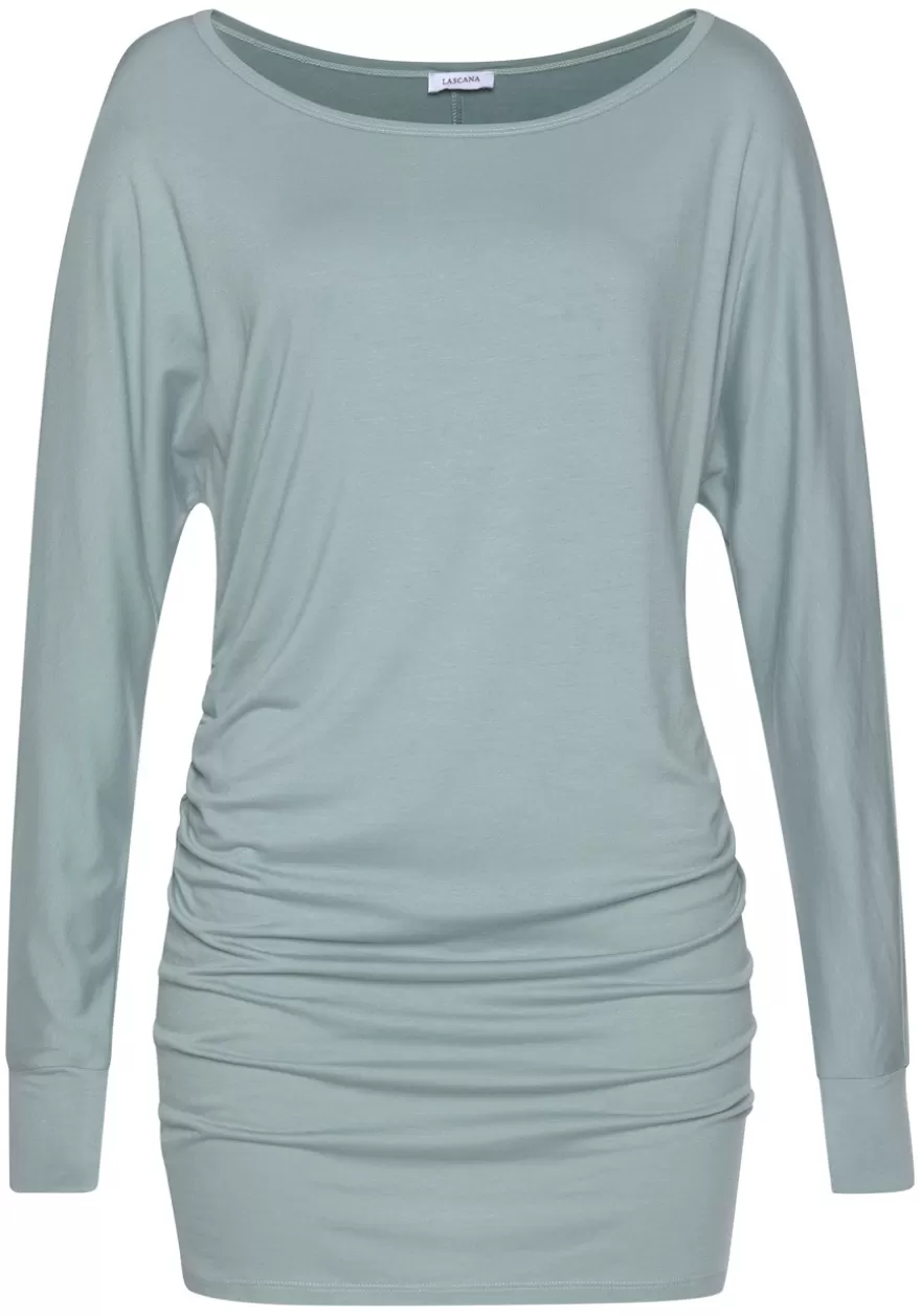 Fashion Ruched Long Sleeve Top Long Sleeve Tops