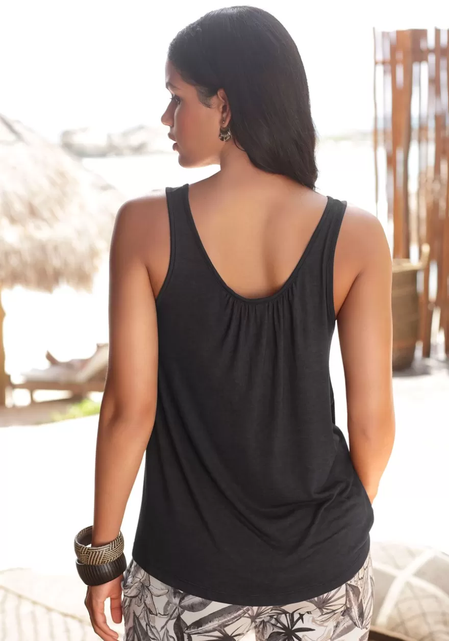 Clearance Sleeveless Keyhole Top Sleeveless Tops