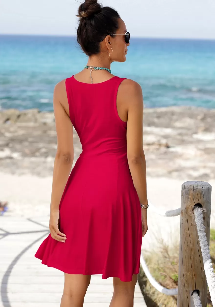 Shop Sleeveless Wrap Look Dress Sundresses