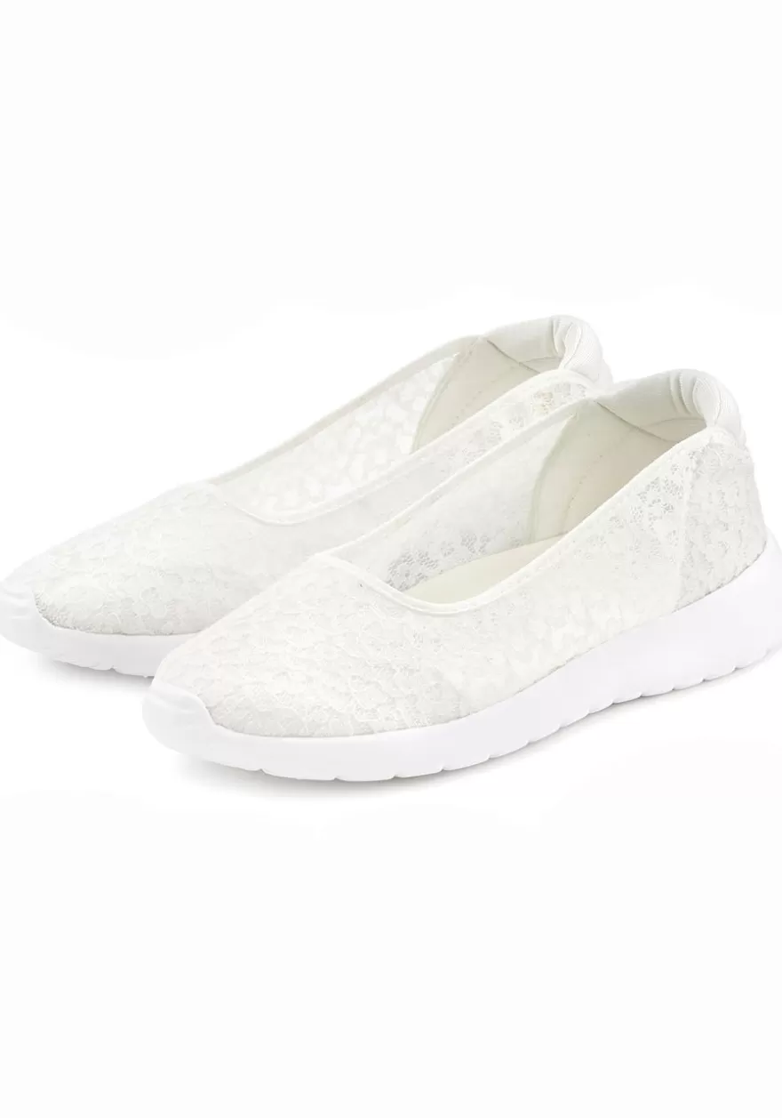 Hot Slip On Lace Sneakers Flats & Sneakers