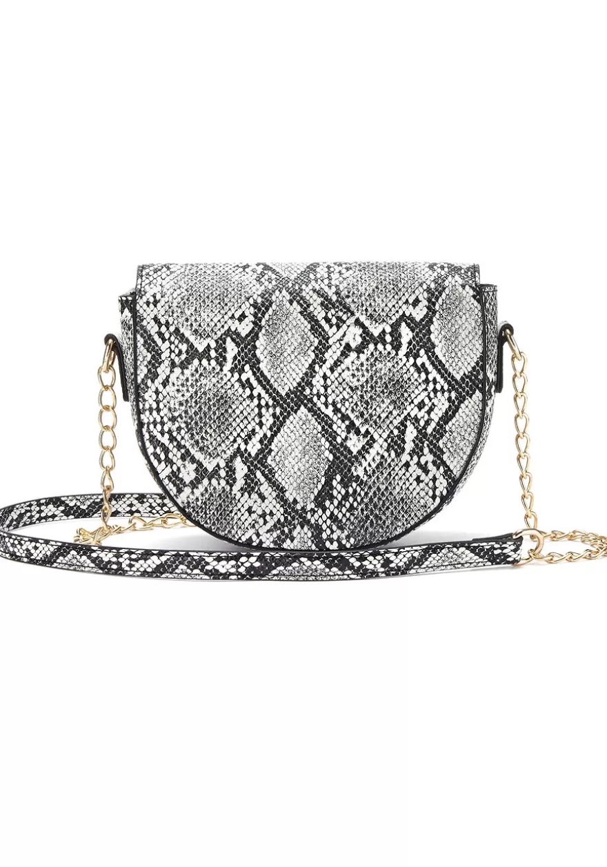 Cheap Snake Print Crossbody Bag Bags