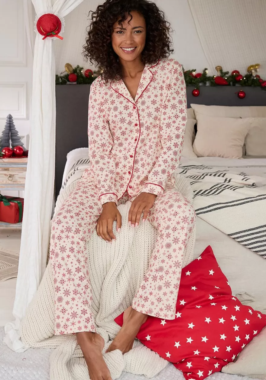 Outlet Snowflake Pajama Pants Pajamas & Sets