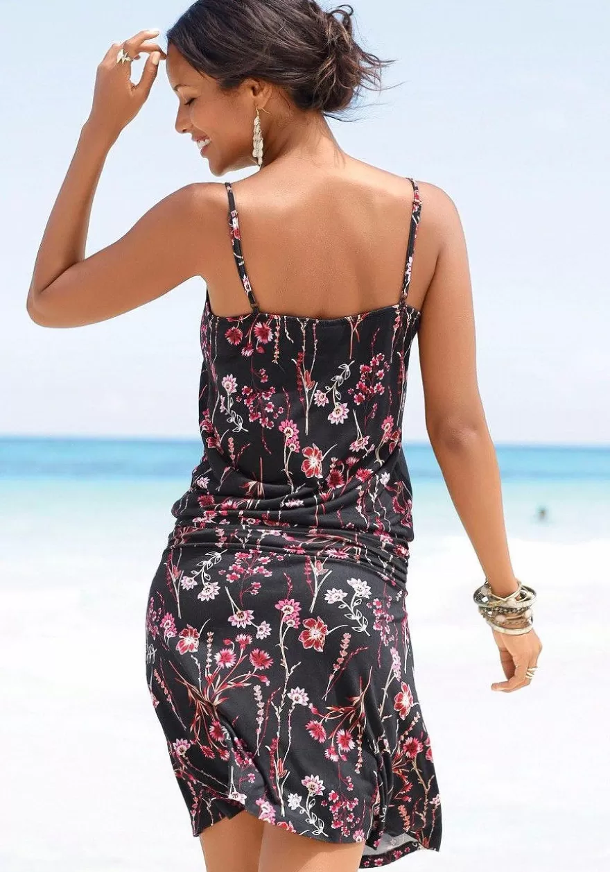 Hot Spaghetti Strap Print Dress Sundresses