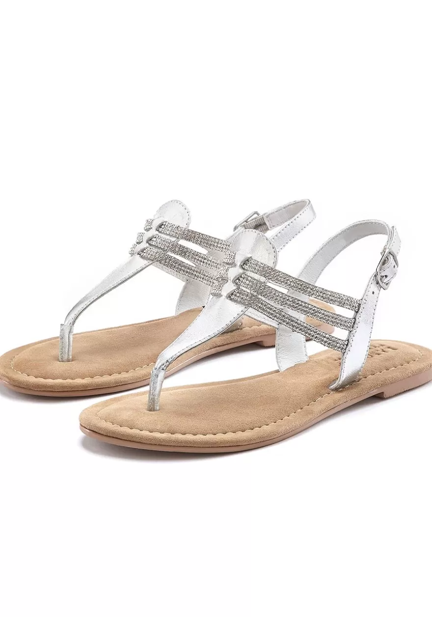 Discount Strappy Rhinestone Sandals Sandals